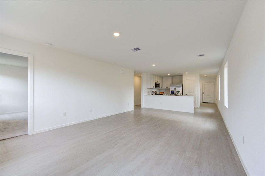 Spacious family room ideal for everyday living and entertaining