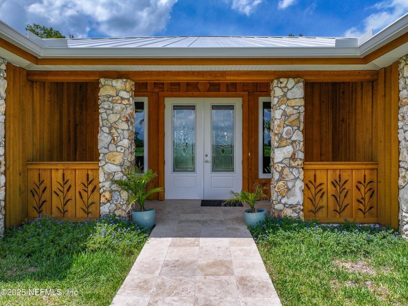 Exterior details and patio area of a home in , East Palatka (Image 61). Exterior details and patio area of a home in , East Palatka (Image 61).
