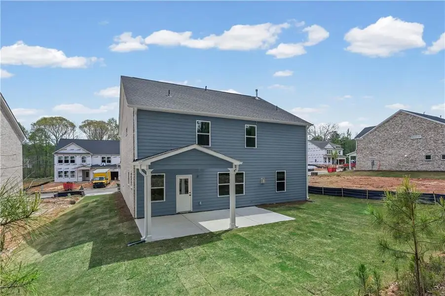 Exterior details and patio area of a home in Briar Creek, Atlanta (Image 4).