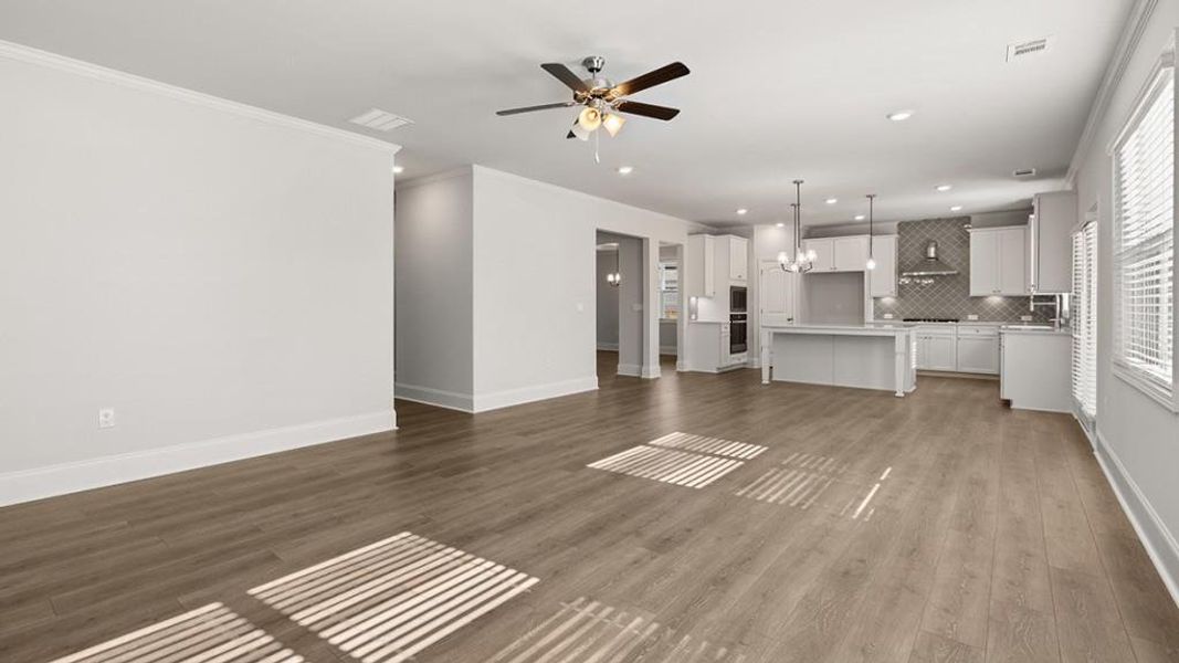 Spacious, unfurnished interior of a new home in Hamptons at Riverwood East, Dallas (Image 43). Spacious, unfurnished interior of a new home in Hamptons at Riverwood East, Dallas (Image 43).