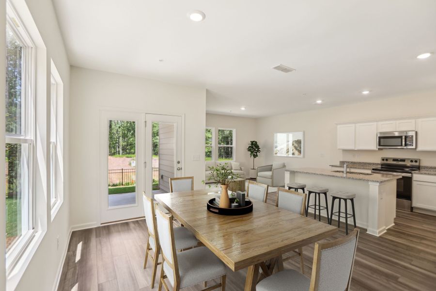 Representative furnished interior of a home built from the Triton by Starlight Homes in Chestnut Grove, Douglasville (Image 6).
