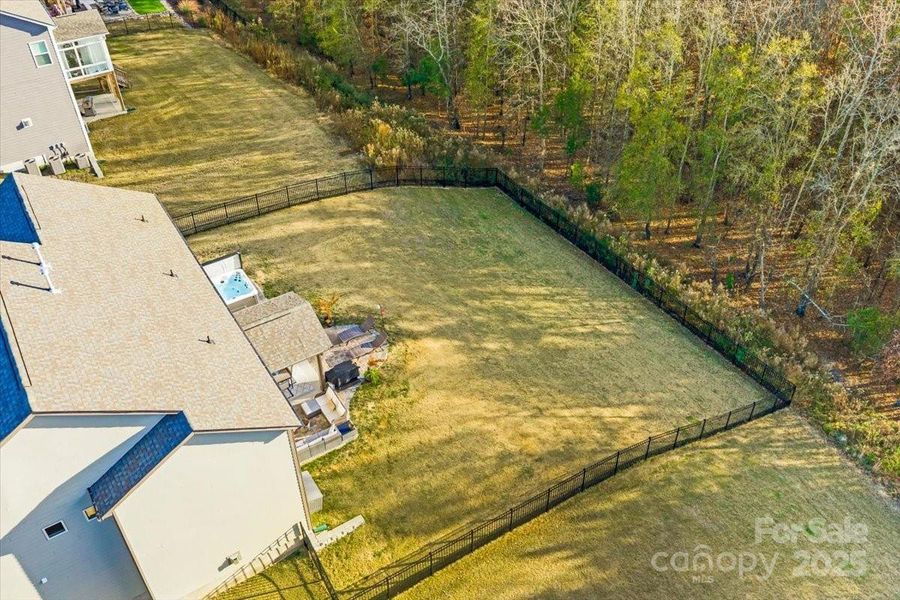 Exterior details and patio area of a home in Preserve at Barber Rock, Indian Land (Image 23).