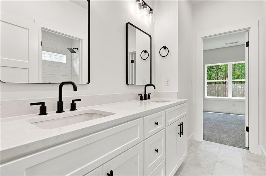 Furnished interior view inside a new home in , Fairburn (Image 34).