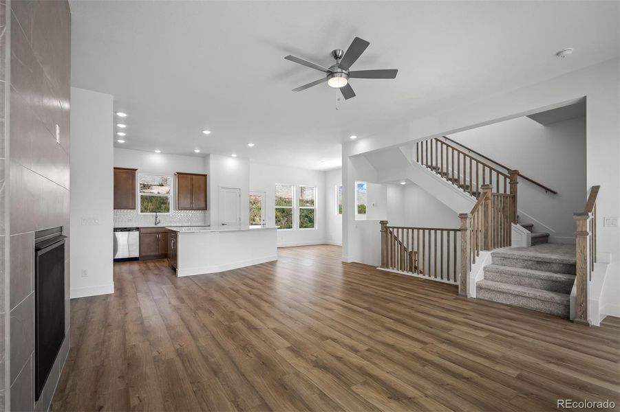 Spacious, unfurnished interior of a new home in Trailside at Cottonwood Creek, Colorado Springs (Image 13). Spacious, unfurnished interior of a new home in Trailside at Cottonwood Creek, Colorado Springs (Image 13).