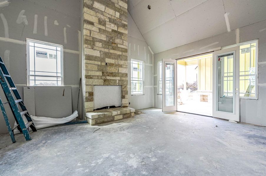 In-progress construction of a new home in , Needville, TX (Image 16).