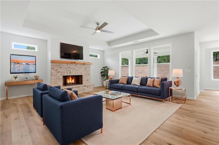 Furnished interior view inside a new home in , Demorest (Image 11).