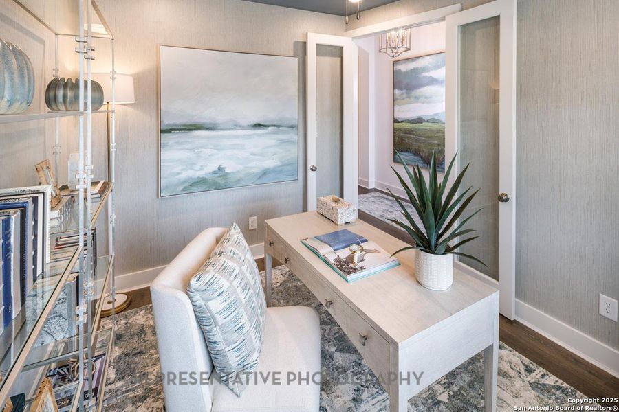 Furnished interior view inside a new home in Prominence, San Antonio (Image 5).