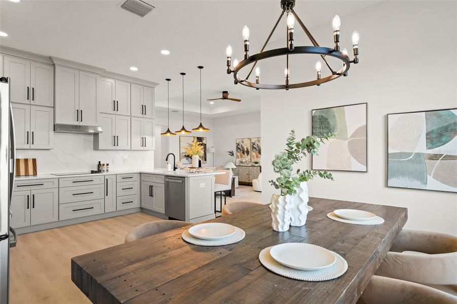 Furnished interior view inside a new home in , Hernando Beach (Image 3). Furnished interior view inside a new home in , Hernando Beach (Image 3).