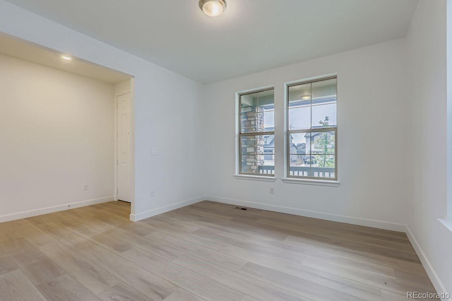 Spacious, unfurnished interior of a new home in Red Rocks Ranch: The Monarch Collection, Morrison (Image 10). Spacious, unfurnished interior of a new home in Red Rocks Ranch: The Monarch Collection, Morrison (Image 10).