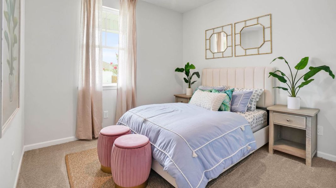 Representative furnished interior of a home built from the LEWIS by D.R. Horton in The Cottages at Blake Farm, Wilmington (Image 10).