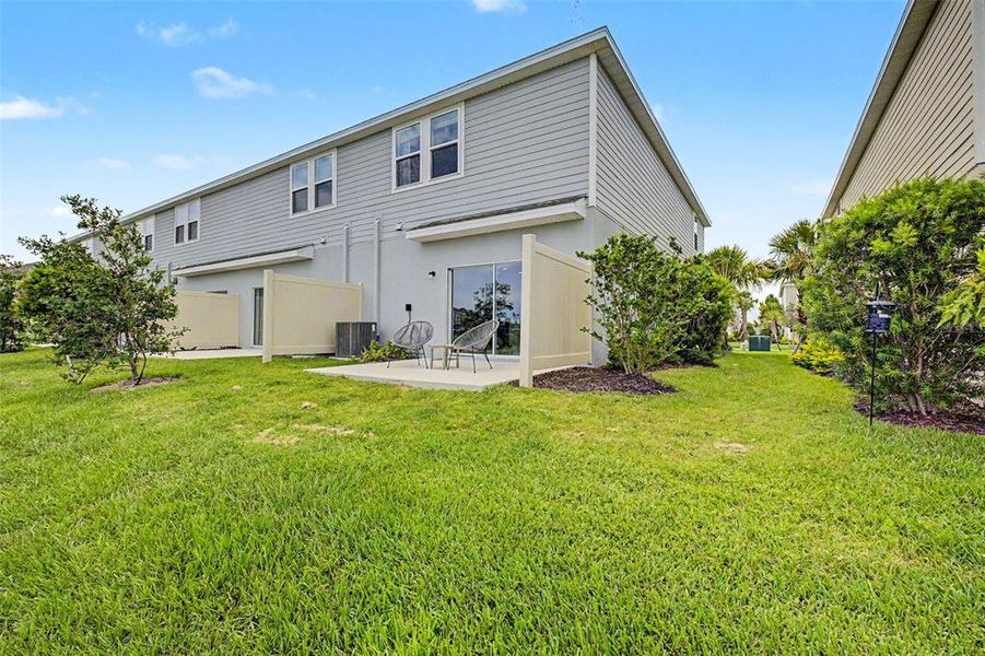 Exterior details and patio area of a home in , Wesley Chapel (Image 27). Exterior details and patio area of a home in , Wesley Chapel (Image 27).