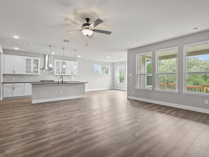 Spacious, unfurnished interior of a new home in Potranco Oaks, Castroville (Image 24). Spacious, unfurnished interior of a new home in Potranco Oaks, Castroville (Image 24).