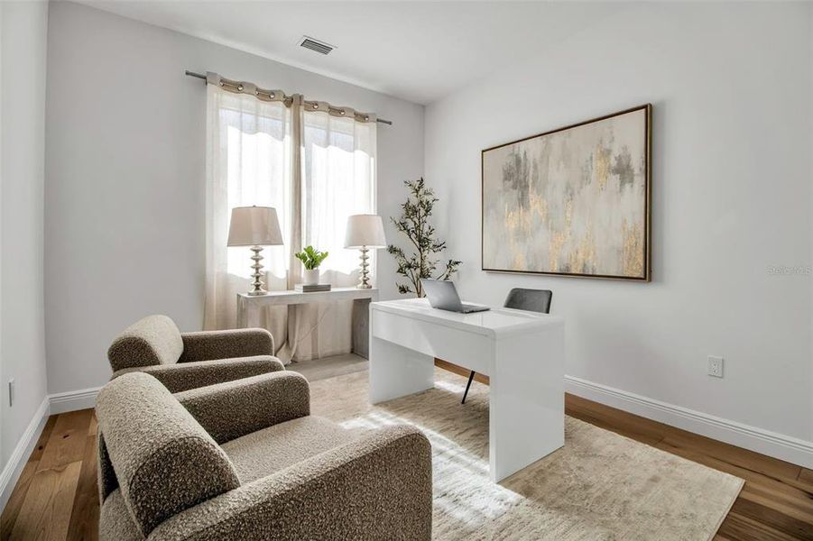 Furnished interior view inside a new home in Castille Urbana, St. Petersburg (Image 9).