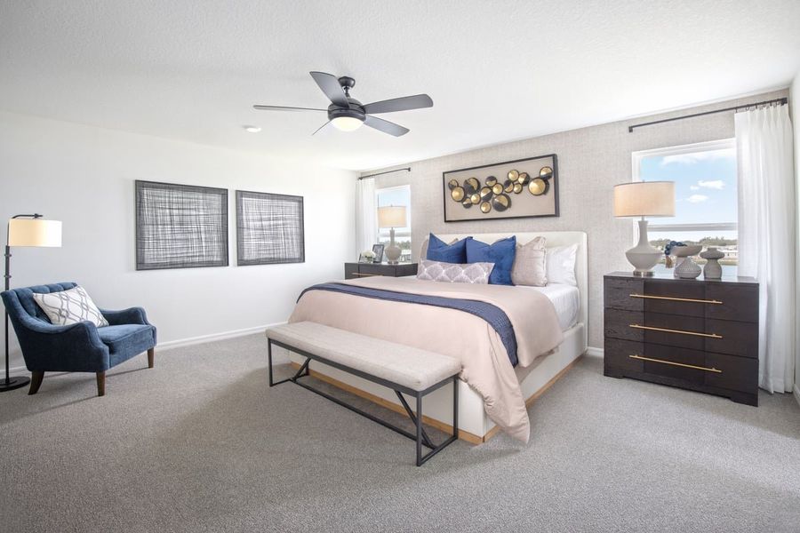 Representative furnished interior of a home built from the 2107 Modeled by KB Home in Heron Glen, Palmetto (Image 7).
