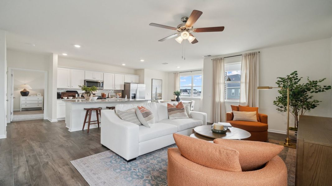 Furnished interior view inside a new home in Tooley Harbor, Elizabeth City (Image 16).