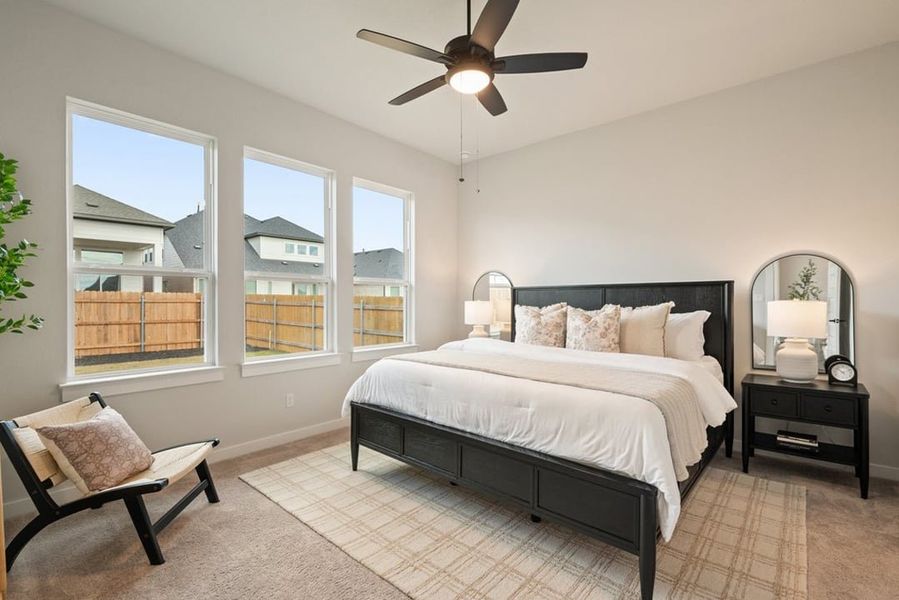 Furnished interior view inside a new home in Arbor Collection at Heritage, Dripping Springs (Image 36).