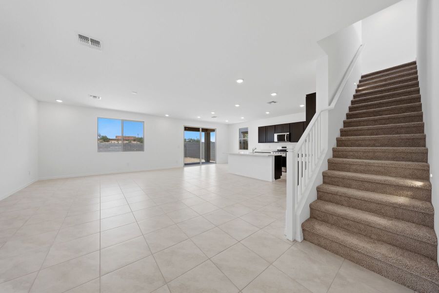 Representative unfurnished interior of a home built from the Pecan by Mattamy Homes in Baker Farms, Phoenix (Image 13).