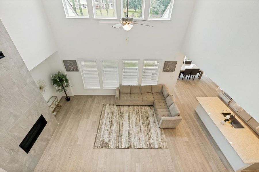 Furnished interior view inside a new home in , Cypress (Image 7).
