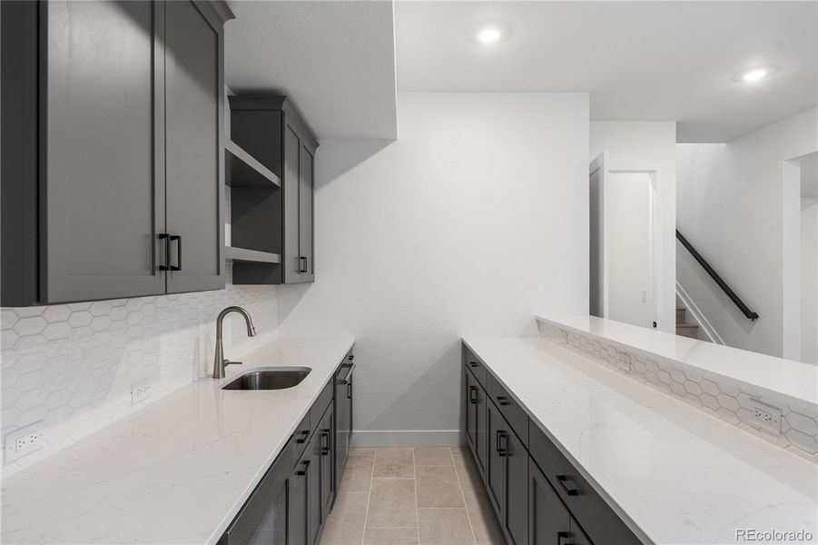 Furnished interior view inside a new home in Horizon at Solstice, Littleton (Image 14).