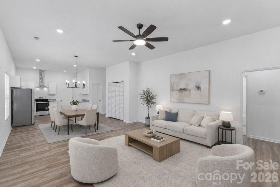 Virtually staged picture