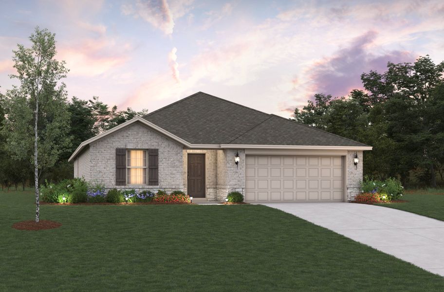 Representative exterior photo of a completed home built from the Teton by Beazer Homes in The Villages of Hurricane Creek: Meadows 50', Anna, TX (Image 2). Representative exterior photo of a completed home built from the Teton by Beazer Homes in The Villages of Hurricane Creek: Meadows 50', Anna, TX (Image 2).