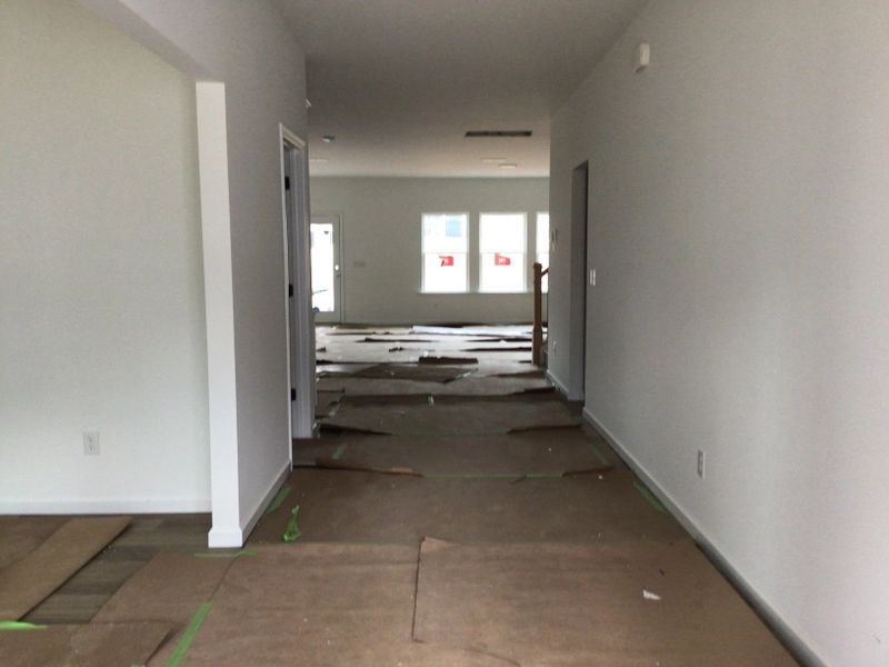 Foyer featuring the AW Collection® Harmony - A refined welcome with soft light and style.