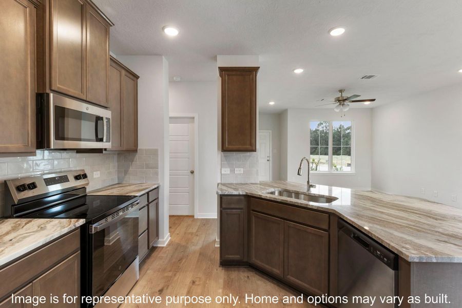 Furnished interior view inside a new home in , Huntsville (Image 6).