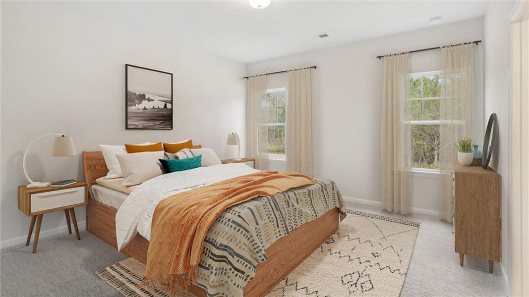 Furnished interior view inside a new home in Hawks View, Ringgold (Image 10). Furnished interior view inside a new home in Hawks View, Ringgold (Image 10).