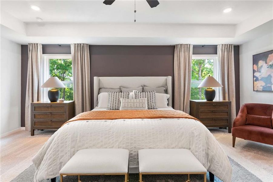 Furnished interior view inside a new home in Creekside, Dawsonville (Image 55). Furnished interior view inside a new home in Creekside, Dawsonville (Image 55).