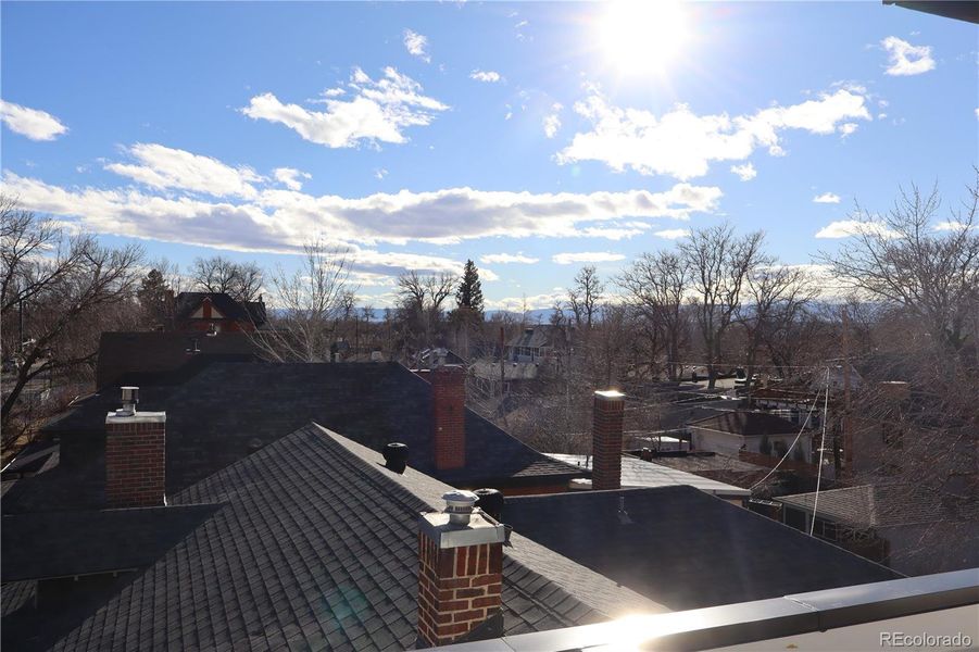 Actual Roof Deck with Views