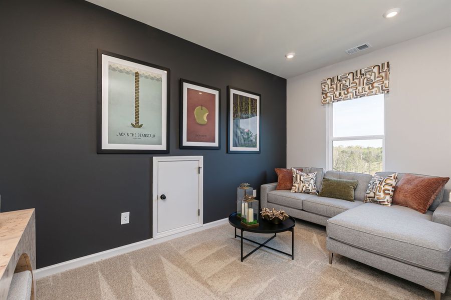 Furnished interior view inside a new home in Madison at Buice Lake, Acworth (Image 9).