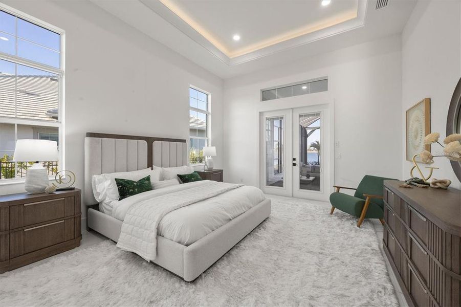 Furnished interior view inside a new home in , Sarasota (Image 43). Furnished interior view inside a new home in , Sarasota (Image 43).