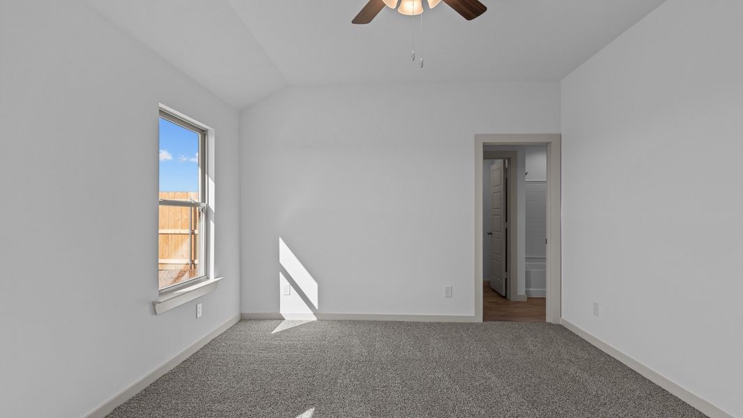 Representative unfurnished interior of a home built from the The Camden by D.R. Horton in Allen Farms, Lubbock (Image 14). Representative unfurnished interior of a home built from the The Camden by D.R. Horton in Allen Farms, Lubbock (Image 14).
