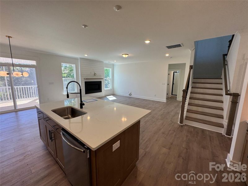 Furnished interior view inside a new home in Robinson Oaks, Gastonia (Image 7).