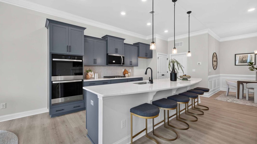 Furnished interior view inside a new home in Sylvan Creek, Denver (Image 9).