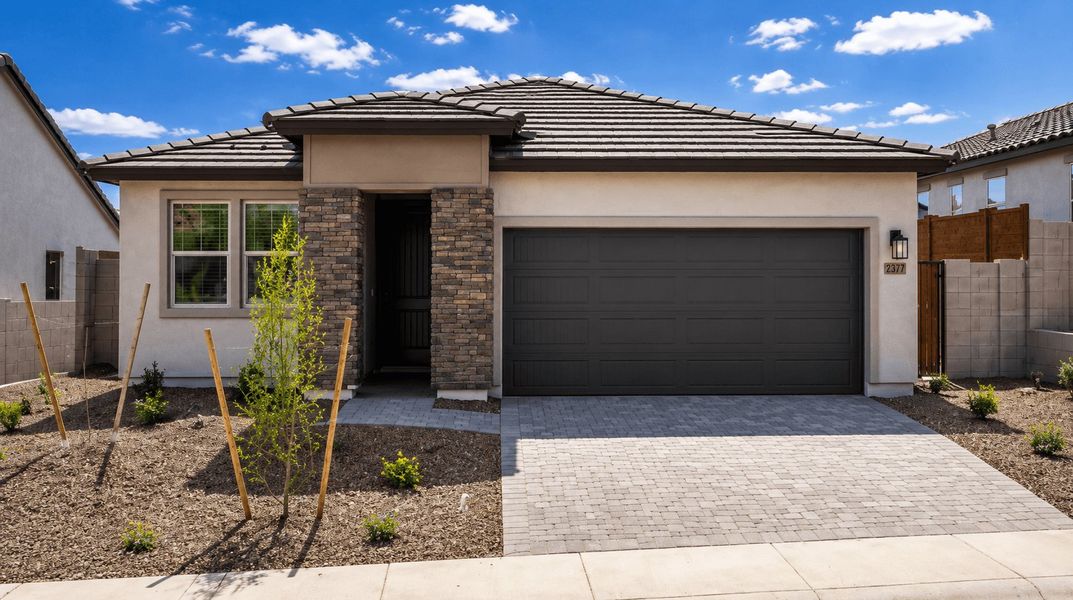 Representative exterior photo of a completed home built from the Apache by William Ryan Homes in The Ridge at Sienna Hills, Buckeye, AZ (Image 24). Representative exterior photo of a completed home built from the Apache by William Ryan Homes in The Ridge at Sienna Hills, Buckeye, AZ (Image 24).