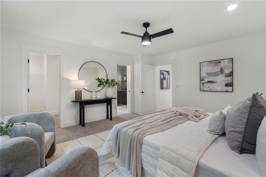 Furnished interior view inside a new home in , Atlanta (Image 57).