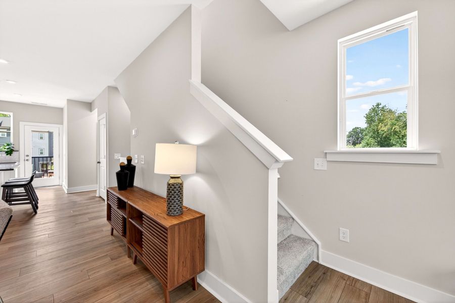 Furnished interior view inside a new home in Context at Oakhurst, Charlotte (Image 14).