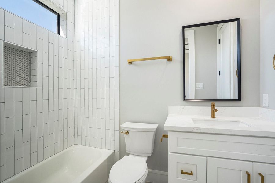 Furnished interior view inside a new home in , Houston (Image 30).