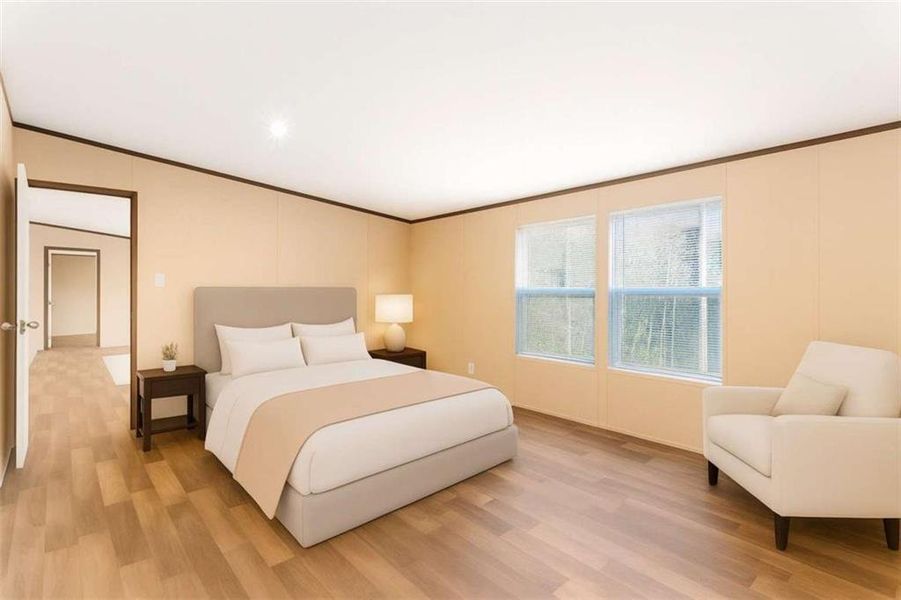 Furnished interior view inside a new home in , Ellijay (Image 17).