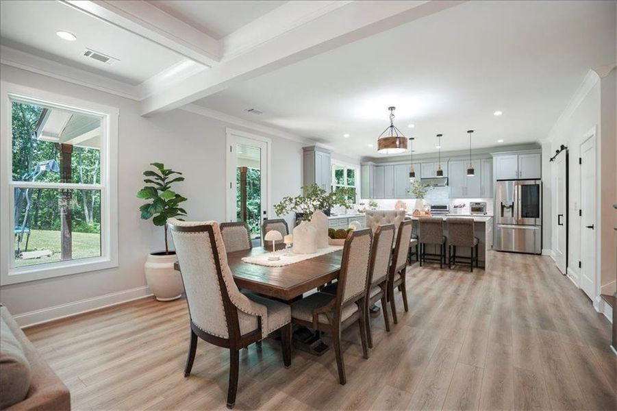 Furnished interior view inside a new home in , Acworth (Image 35).
