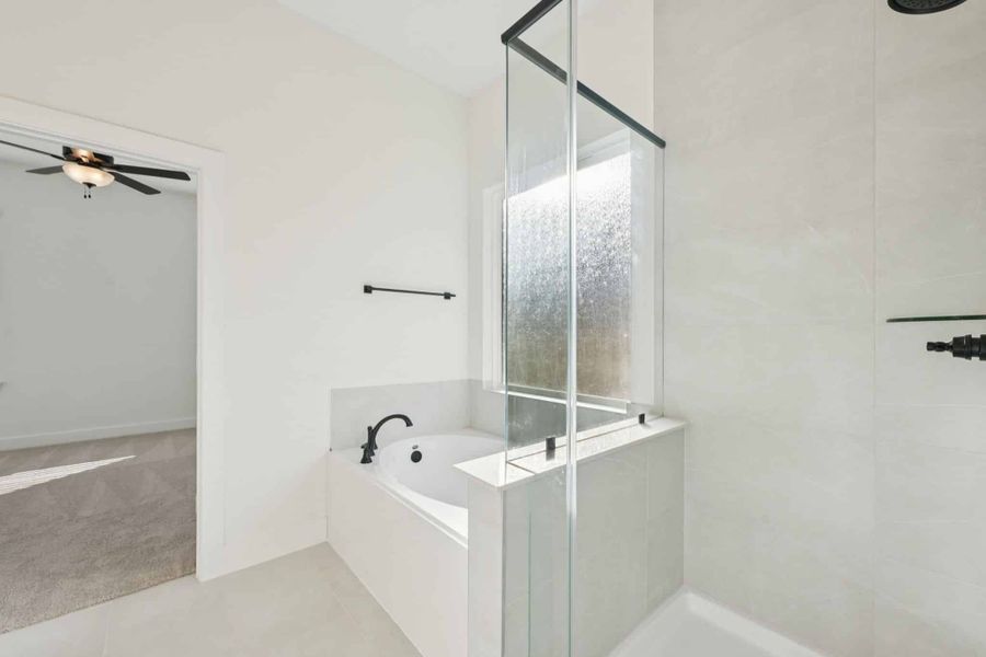 Furnished interior view inside a new home in The Woodlands Hills, Willis (Image 16).