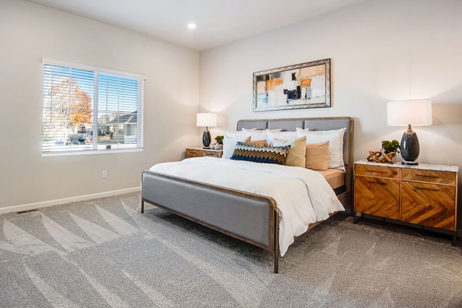 Representative furnished interior of a home built from the 3405 by Tri Pointe Homes in Westside Crossing, Berthoud (Image 12).