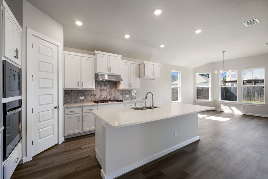 Furnished interior view inside a new home in Veramendi, New Braunfels (Image 5). Furnished interior view inside a new home in Veramendi, New Braunfels (Image 5).