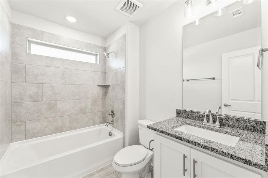 Furnished interior view inside a new home in Ridgepoint, Midlothian (Image 16). Furnished interior view inside a new home in Ridgepoint, Midlothian (Image 16).
