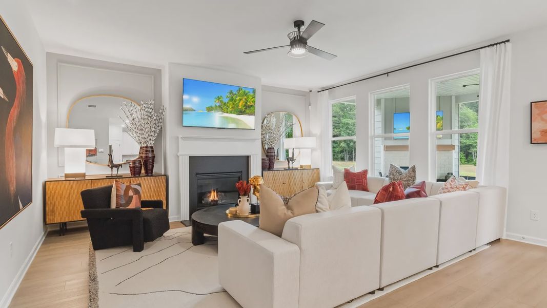 Furnished interior view inside a new home in Hamilton Lakes, Loganville (Image 16).