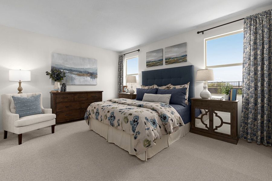 Representative furnished interior of a home built from the 1849 Modeled by KB Home in Bella Camino Traditions, San Tan Valley (Image 8).