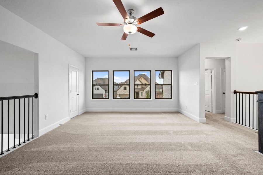 Spacious, unfurnished interior of a new home in Bridgeland 55', Cypress (Image 15).