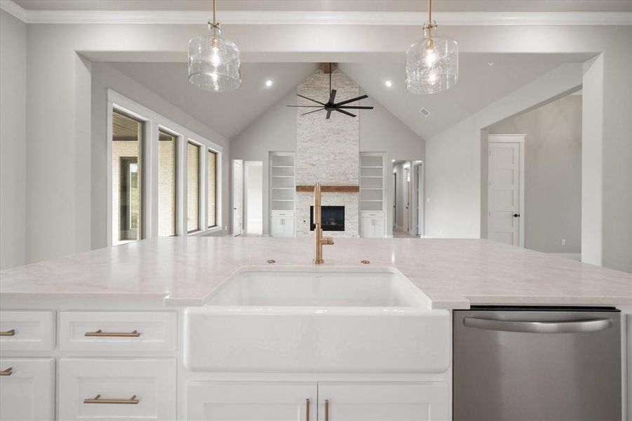 Furnished interior view inside a new home in , Midlothian (Image 13).