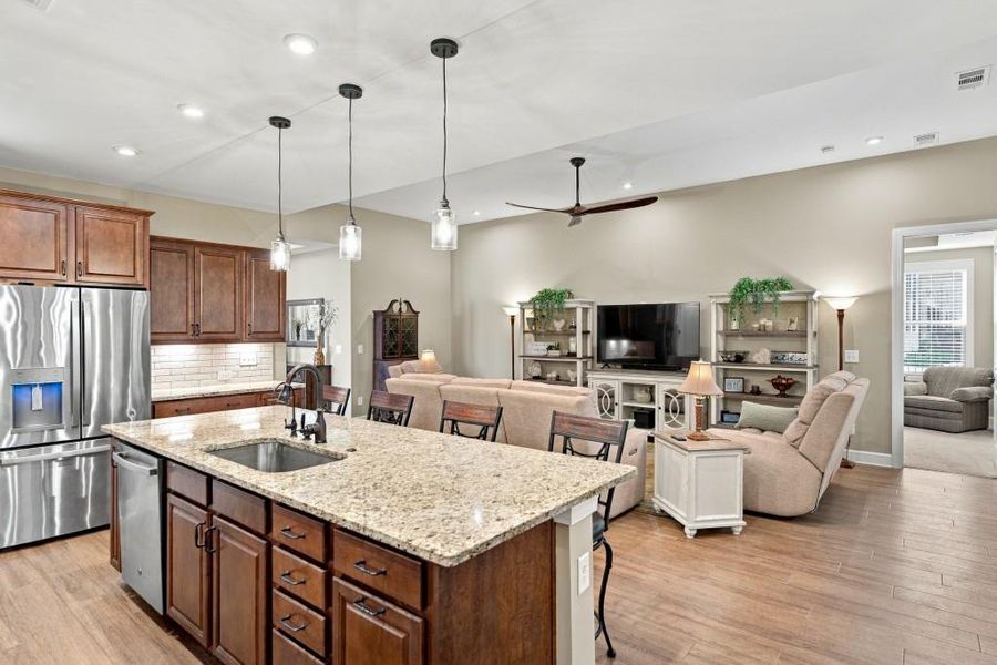 Furnished interior view inside a new home in , Hoschton (Image 13).